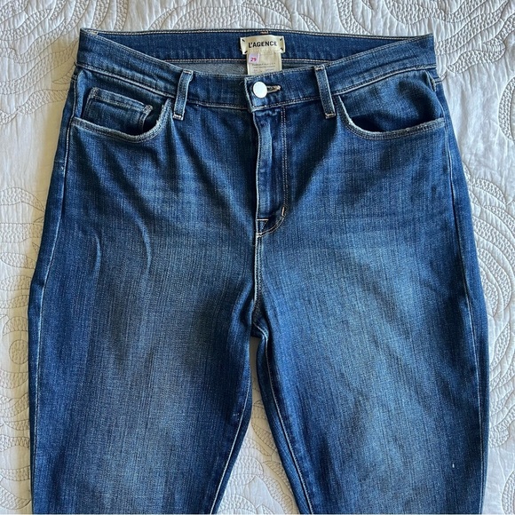 L'Agence - Sada High Rise Crop Slim Jean - Sequoia - Picture 4 of 12